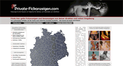 Desktop Screenshot of private-fickanzeigen.com